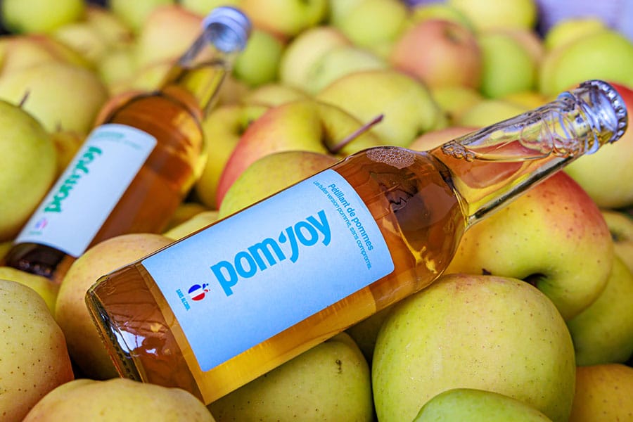 Pomjoy Cidre (brut ou doux), Jus de pommes, Pétillant de pommes